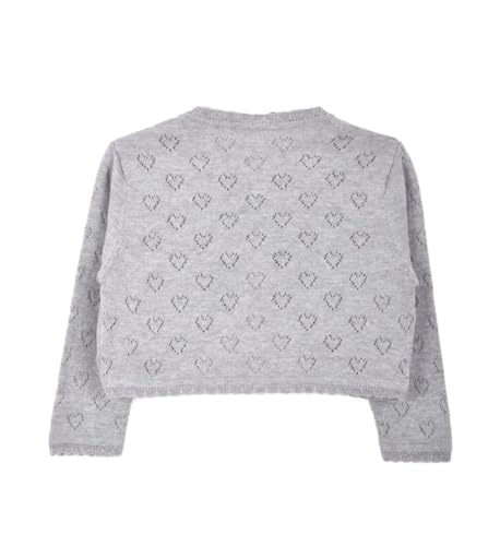 Image of Minora Long Sleeve Bolero, Girls' Knit Cardigan Shrug with One-Button Closure, Baby /Child Cotton Childrens Bolero, Sweater