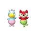 Skip Hop Giocattolo per il bagnetto del bambino, Zoo, Mix & Match Flippers, Unicorno/Volpe