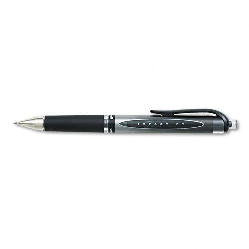 Bolígrafo retráctil Uni-Ball 207 Gel tinta negra miniatura 1