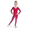 Vincenza Dancewear Kids Catsuit Unitard voor meisjes ideaal voor gymnastiek Kind Lange en Mouw Kostuum van Velocity Pro Sport