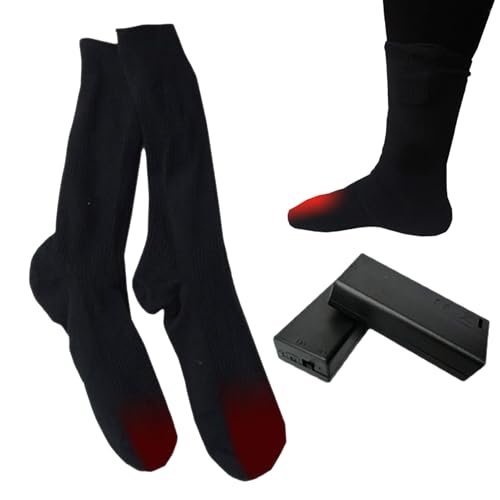 Calcetines eléctricos | Propiedades uniformes de calentamiento y aislamiento térmico, calcetines eléctricos para hombres - para esquiar, deportes de invierno, actividades al aire libre, viajes