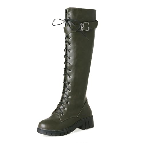 Bottes de combat pour éviter de glisser grâce à la semelle crantée compensée vert