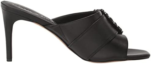 Karl Lagerfeld Paris Women's Hannie Slip-on Heeled Sandal, Black, 8 | Image 5