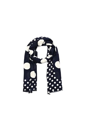 kate spade new york Women's Breezy Dot Viscose Oblong Scarf, Stylish & Lightweight Fashion Accessory