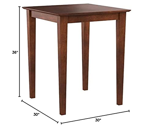 International Concepts Shaker Leg Table, Espresso #TOP5