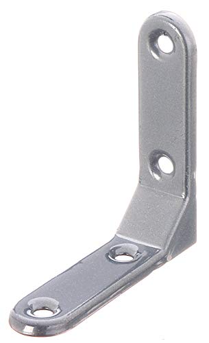 Decoration Wall Bracket Isosceles Shape 75 x 75 x 20 mm / 10 STK. aluminiumgrau