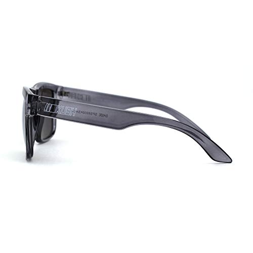 Image of Kush Mens Neon Pop Horn Rim Sport Horned Sunglasses