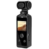 【Vofuxo】 アクションカメラ 手持ちポケットカメラ ジンバルカメラ 1/2 インチ 48MP センサー 5.7K 72MP 高精細撮影 270 度回転 IPX8 防水 手ブレ補正 ポータブル 簡単操作 長時間連続動作用 多用途