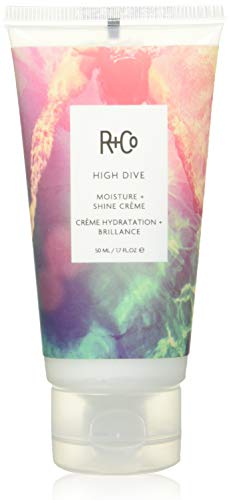 R+Co High Dive Moisture Plus Shine Crème for deep hydration and moisture, Creamy White 1.7 Fl Oz