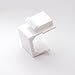 VCE UL Listed (30-Pack) Keystone Blank for Keystone Wall Plate and Patch Panel, White