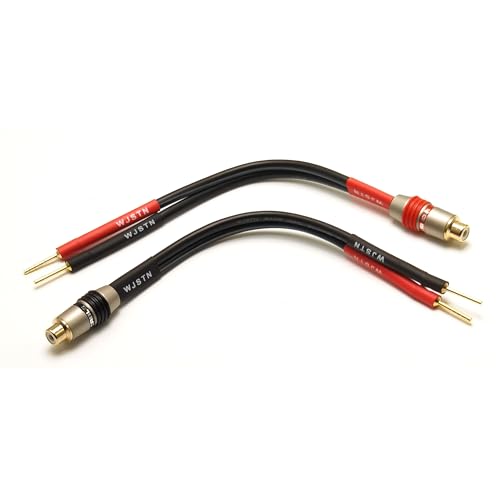 Adaptador RCA a Banana 2mm WJSTN Pack de 2 miniatura 2