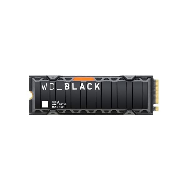 WD_BLACK SN850 de 2 TB SSD con disipador PCIe Gen 4, hasta 7000 MB/s