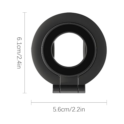 Soporte magnético doble de escritorio y gimnasio con agarre de aleación de 2.4x2.2" 2