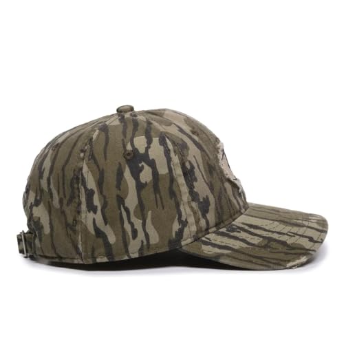 Image of Mossy Oak Camo Dad Hat - Cotton Canvas, All-Fabric Crown, Unstructured Low Profile, Tuck Closure, One Size