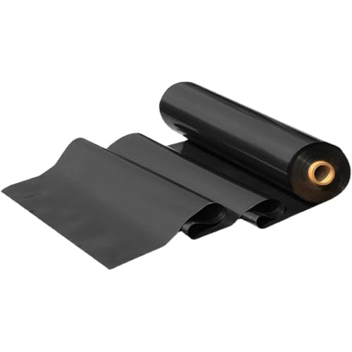 Bâche bassin de jardin flexible noir en caoutchouc 7x12m étanche