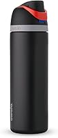 Vista 23 de Owala Marvel FreeSip - Botella de agua aislada de acero inoxidable con popote para deportes y viajes, botella de agua deportiva sin BPA, 24 onzas