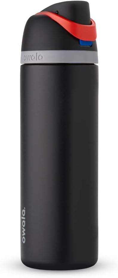 Owala Star Wars FreeSip Insulated Stainless Steel Water Bottle with Straw for Sports and Travel, BPA-Free Sports Water Bottle, 24 oz, Darth Vader