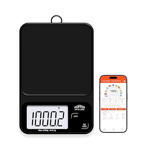 Hoffen Smart Food Digital Kitchen Weighing Scale & Food Weight Ma...