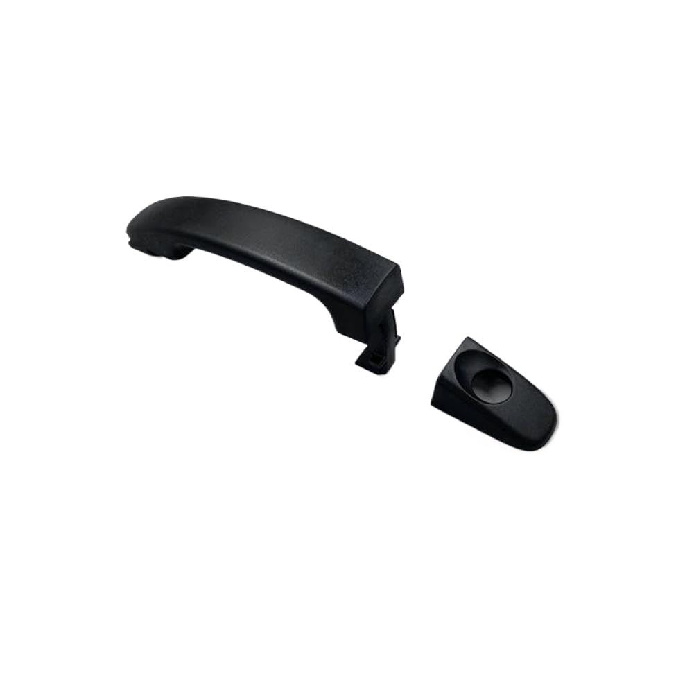 Svazwgzaa Handle With Hole Cap Door Outer Handle Texture Black Replacement Compatible With T6 T7 Bt50 2012 2019(Handle With Hole Cap)