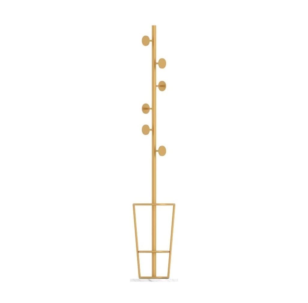 HYLYGFH Modern Marble Coat Rack with Umbrella Stand Stylish Entryway Storage Solution for Bedroom and Hallway Durable and Elegant Design SpaceSaving Organizer