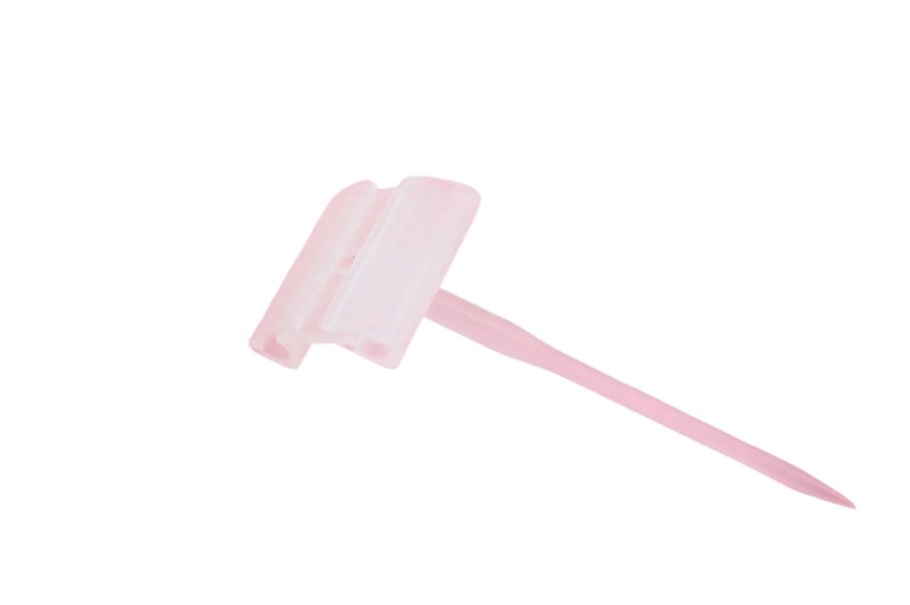 Yangshe 40pcs Advertising Cardboard Display Food Cake Bread Bakery Ticket Pins Plastic Pricing Needles Price Tag Holder Label Spear