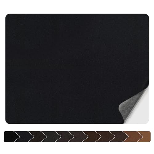 Numola Leather Repair Patch 8×11 inch Self-Adhesive Leather Repair Tape, Scratch/Holes Vinyl Repair Kit for Couch, Car Seat, Sofas, DIY Furniture Upholstery, Chair, Jackets, First-aid (Black)
