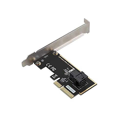 Adaptateur PCIe 3.0 4X vers U.2 SFF-8643 haut débit pour SSD NVMe