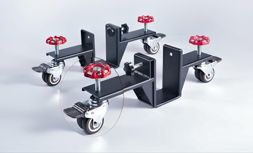 Two heavy-duty door installation tools. A professional series door installation hardware tool kit. A transport cart for pre-hung doors, fireproof doors and drywall with a thickness range of 0 to 3.2″.