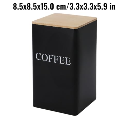 Contenedor de Té metálico con tapa de madera sellada miniatura 7