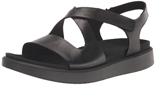 Preisvergleich Produktbild ECCO Damen FLOWT W Flat Sandal, Black, 35 EU