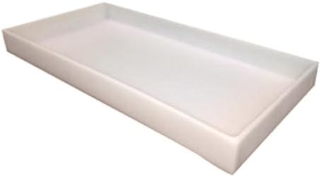 Scientific Plastics T521212-101 Secondary Containment Tray, 1" Side Wall, 12" W x 12" L