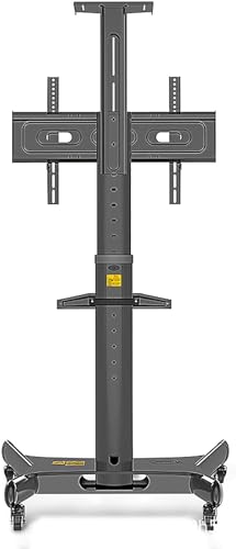 Soporte móvil para TV con ruedas y estante ajustable miniatura 5
