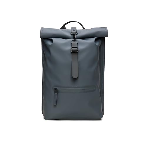 Image of RAINS Rolltop Rucksack - Waterproof Backpack with Chest Strap, Standard