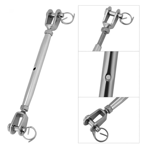 Tensor Quijada cerrado de acero inoxidable 304 M6 - 1 pieza para cables marinos miniatura 4
