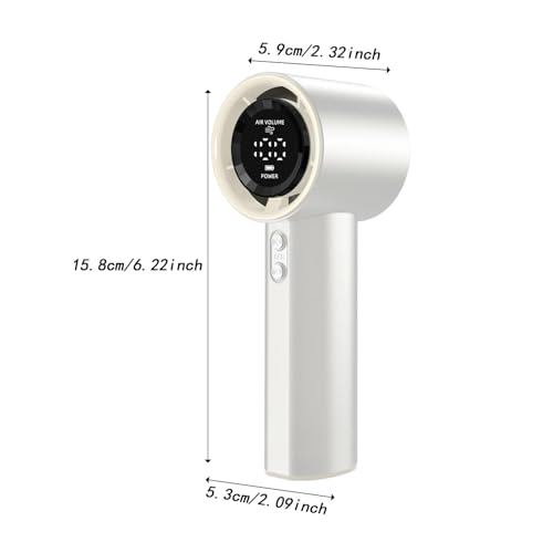 Image of Handheld Fan Mini Fan Powerful Personal Fan for Summer Travel Outdoor Sports White | Home & Garden | Home Improvement | Heating, Cooling & Air | Portable Fans