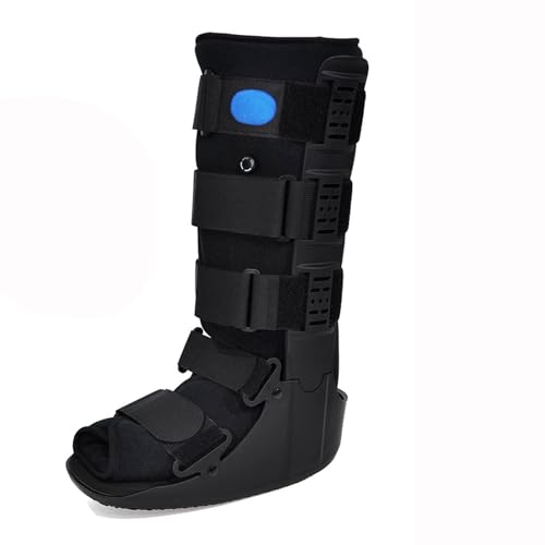 SFKLYU Zapato de Recuperación con Descarga Antepié, Bota Marcha con Descarga, Bota Inflable Fracturas, para Dolor Metatarsalgia, Juanetes Fracturas Dedos,A3 Left,S