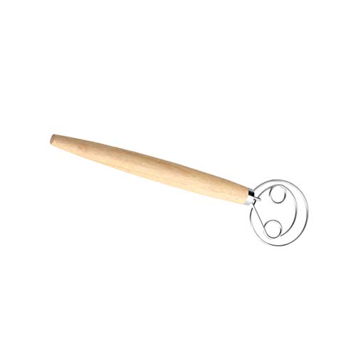 UPKOCH 1 peça misturador de massa de pão de aço inoxidável, misturador de massa, misturador de ovos,