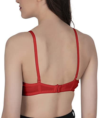 Image of Eve's Beauty Womens Non Padded Seamless Bra - Pack of 6 (Assorted)