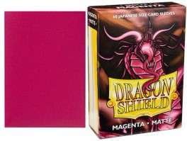 Dragon Shield Matte Mini Japanese Sleeves - 5-Pack Value Bundle, Magenta, 60 Sleeves Per Box (Total 300)