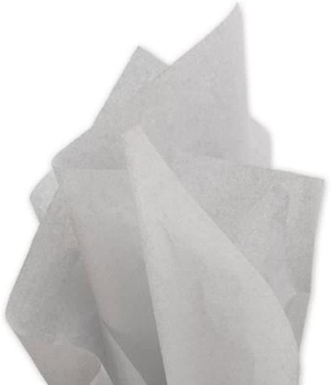 Solid Tissue Paper Light Gray 20 x 30-1 Ream of 480 Sheets