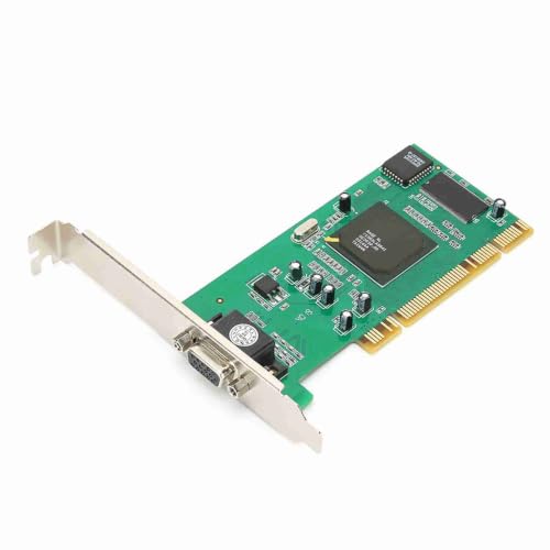 Image of Graphics Card,VGA PCI 8MB 32Bit,Desktop,Computer Accessories,Multi Display,for ATI Rage XL,SDRAM,Metal + Printed Circuit Board,Graphics Video Card,pc Graphics Card