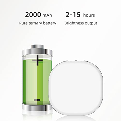 Iluminação de videoconferência,Clipe de luz de computador compacto - Luzes LED de bolso para selfie/