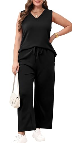 xieerduo two piece sets for women summer vacation travel outfits v neck lounge matching sets