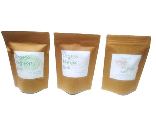 Organic Mugwort Bath 15pc/オーガニックよもぎ風呂 15パック よもぎ蒸し 妊活 温活 ハーブ風呂 薬湯 入浴剤