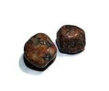 Orthoclase Feldspar Tumbled & Polished Healing Gemstones, 23-35mm, Set of 2, Peru