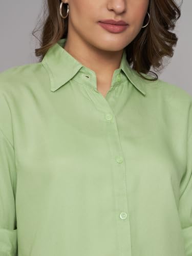 Image of FUNDAY FASHION Women's Rayon Blend Regular Fit Long Sleeve All Purpose Shirt