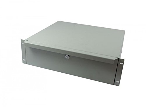 Allnet All S0002060 Cassettiera Rack Grigio Accessorio Rack - Accessorio Rack Metallo 3U Rack Cassettiera, Grigio,