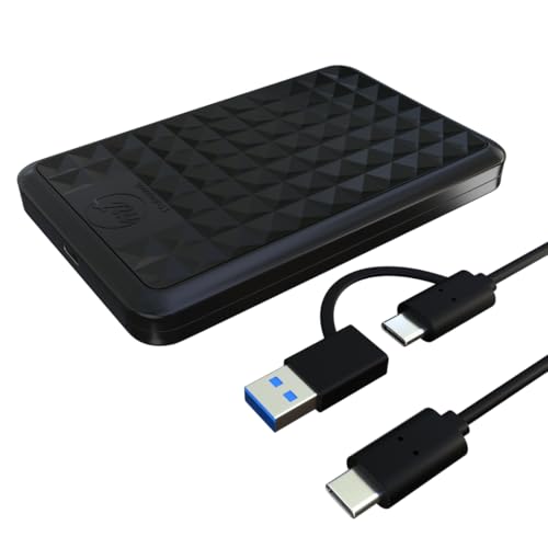 ModusTech Disco Duro Externo – Portátil USB 3.0/Type-C de Alta Velocidad – Compatible con Windows, Mac, Laptop, PC, Desktop, PS4/5, Xbox (1, TB)