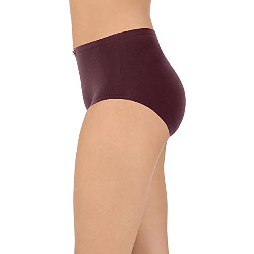 Image of Amante Solid High Rise Full Coverage Full Brief Panties (Pack of 3)