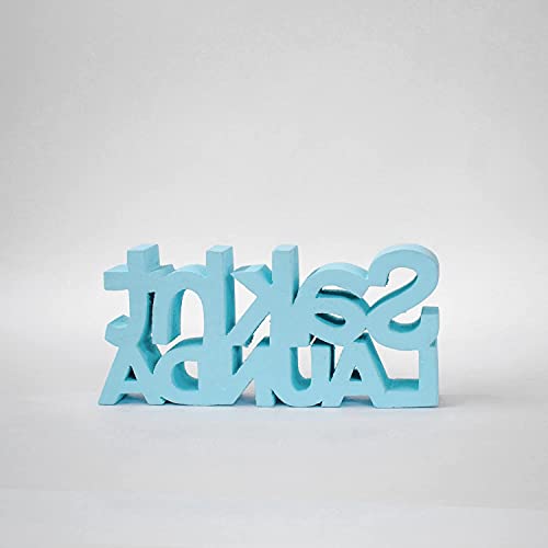 Image of NUKKAD TALES Sakht Launda Blue Quirky Showpiece Home Decor Items Birthday Gift Items Gift for Boys Gift for Men (7 x 3.50 inch)